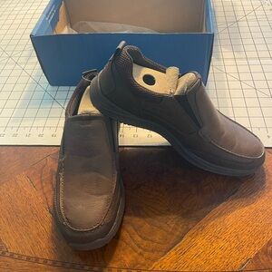 NWT Nunn Bush men’s Conway MT slip on shoe 8 1/2 M dark brown comfort gel